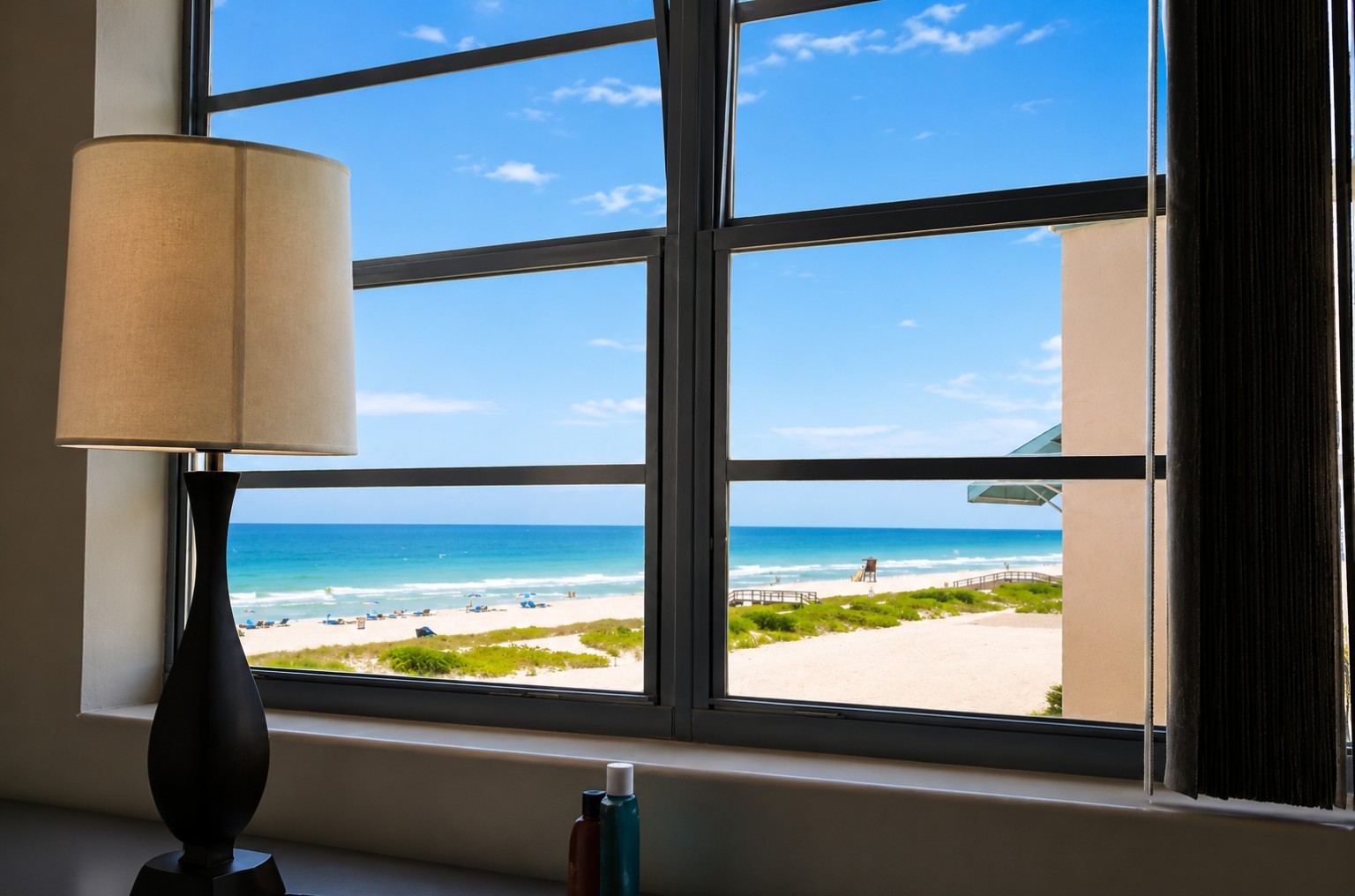 View of the Atlantic Ocean from Miami