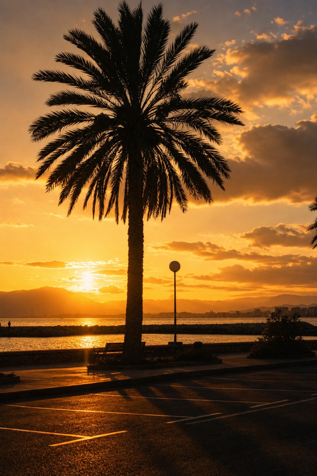 Mediterranean sunset in southern Spain